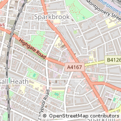 Map of Birmingham