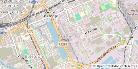 Map of Cardiff