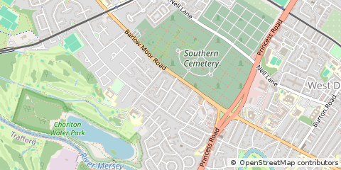 Map of Manchester