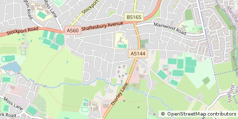 Map of Altrincham
