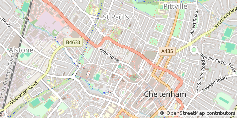 Map of Cheltenham