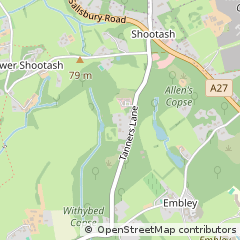 Map of Romsey, Hampshire