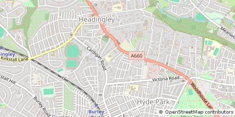 Map of Leeds