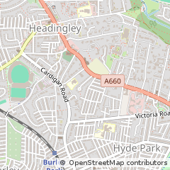 Map of Leeds