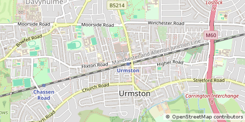 Map of Manchester