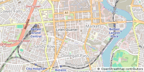 Map of Belfast