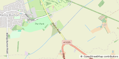 Map of Beverley, East Yorkshire