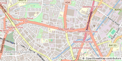 Map of Birmingham