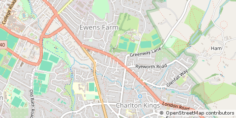 Map of Cheltenham
