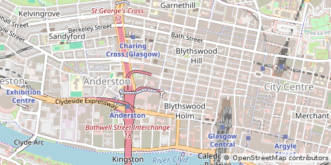 Map of Glasgow