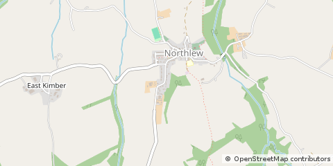Map of Okehampton, Devon