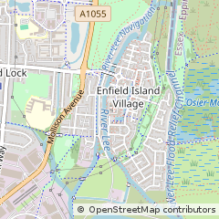 Map of Enfield, Middlesex