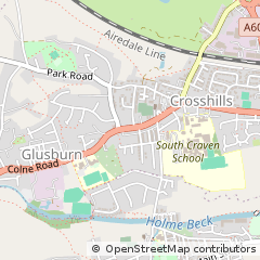 Map of Keighley, North Yorkshire