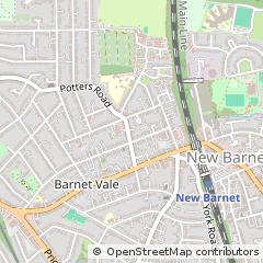 Map of Barnet, Hertfordshire