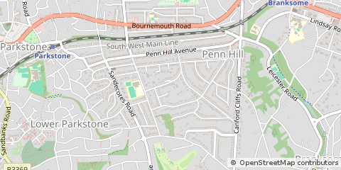 Map of Poole