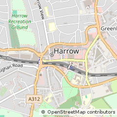 Map of Harrow, Greater London