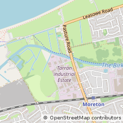 Map of Wirral, Merseyside