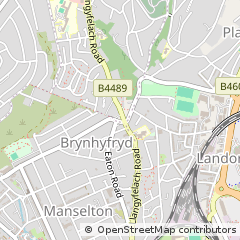 Map of Swansea