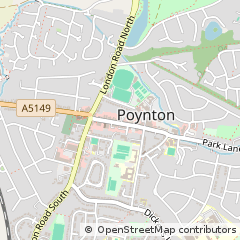 Map of Cheshire