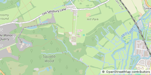 Map of Romsey, Hampshire
