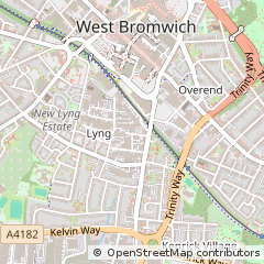 Map of West Bromwich