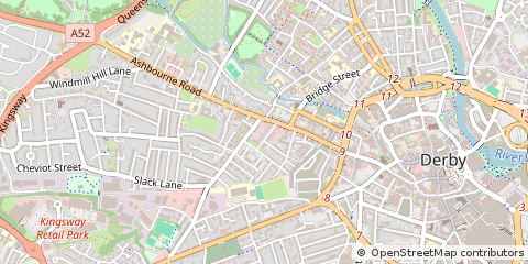 Map of Derby