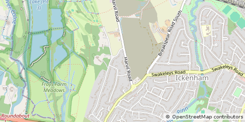 Map of Uxbridge