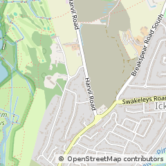 Map of Uxbridge