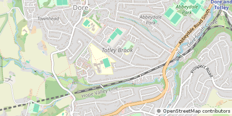 Map of Sheffield