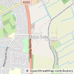 Map of Formby, Merseyside