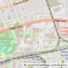 Map of Liverpool, Merseyside