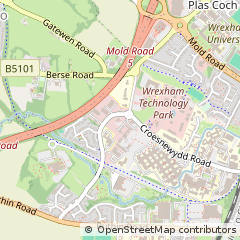 Map of Wrexham