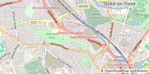 Map of Staffordshire