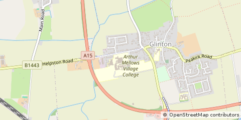 Map of Peterborough