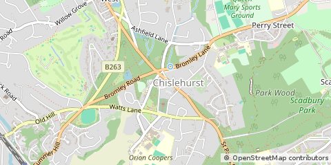 Map of Chislehurst