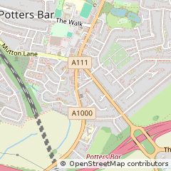 Map of Potters BAR