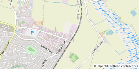 Map of Clacton on SEA, Essex