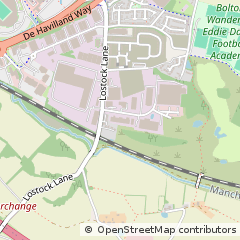 Map of Bolton, Lancashire