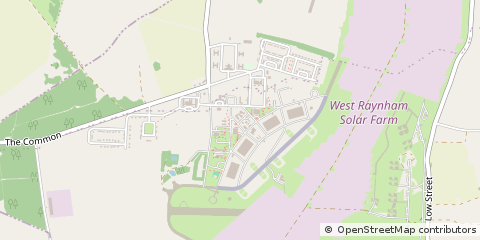 Map of Fakenham, Norfolk