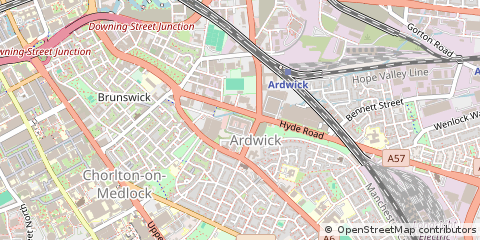 Map of Manchester