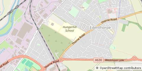 Map of Doncaster