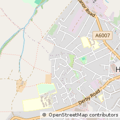 Map of Heanor, Derbyshire
