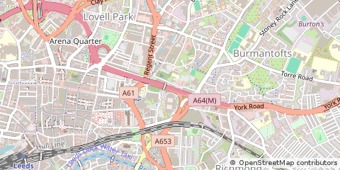 Map of Leeds