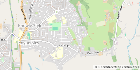 Map of Stoke-on-Trent, Staffordshire