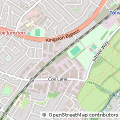 Map of Chessington, Surrey