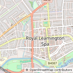 Map of Leamington SPA, West Midlands