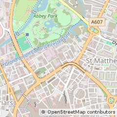 Map of Leicester