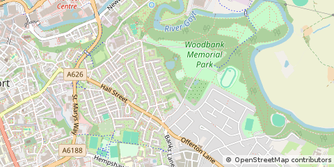 Map of Stockport, Cheshire