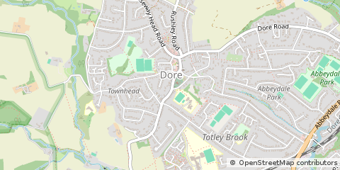 Map of Sheffield