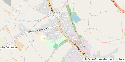 Map of Heanor, Derbyshire